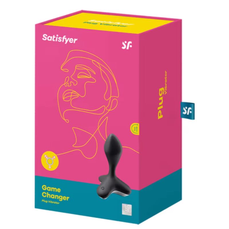 SATISFYER - GAME CHANGER PLUG VIBRATOR PINK