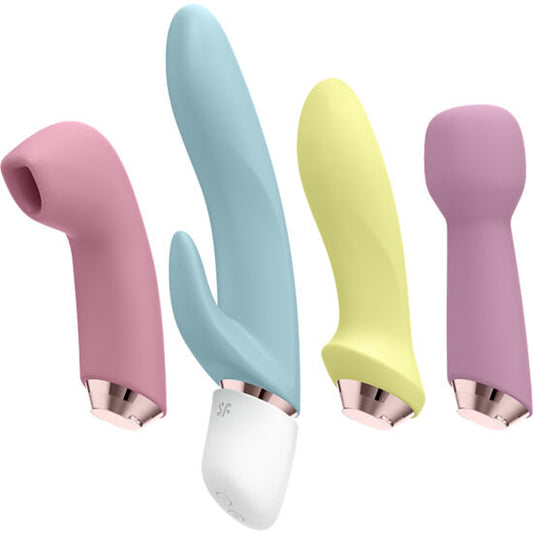 SATISFYER - MERAVIGLIOSO SET QUATTRO VIBRATORI E AIR PULSE
