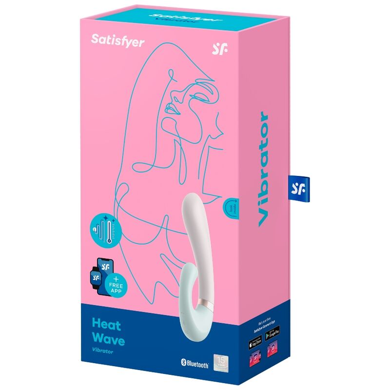 SATISFYER - HEAT WAVE VIBRATOR-APP ROSA