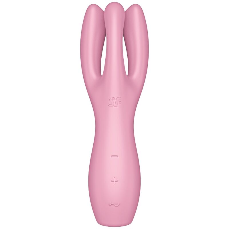 SATISFYER - VIBRATORE A TRE 3 VIBRAZIONI ROSA