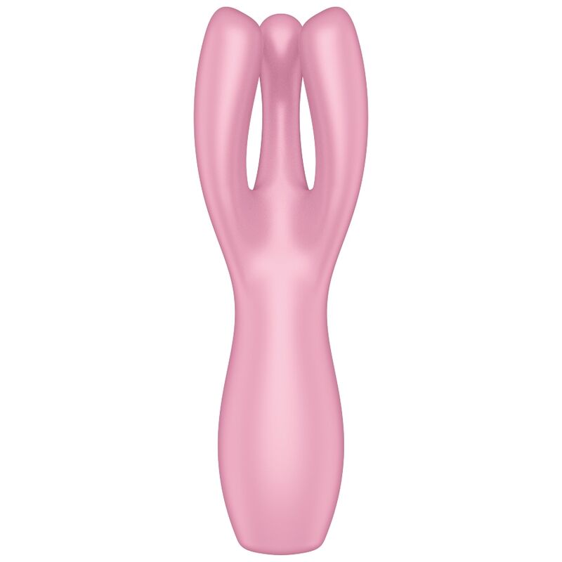 SATISFYER - VIBRATORE A TRE 3 VIBRAZIONI ROSA