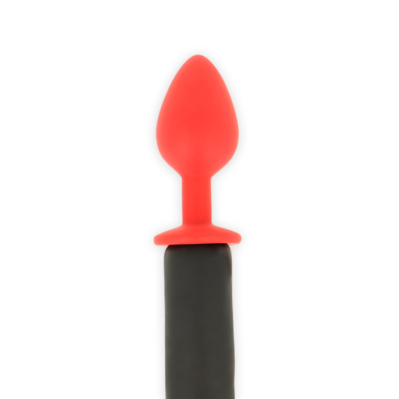 OHMAMA FETISH DEVIL'S TAIL SILICONE BUTT PLUG 8 CM