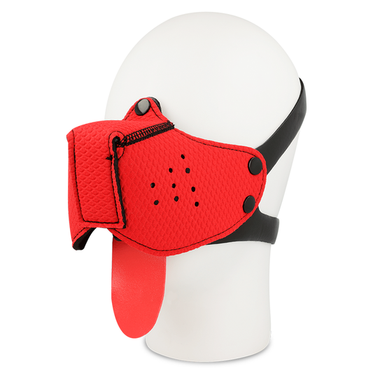 OHMAMA FETISH DOG MUZZLE - RED