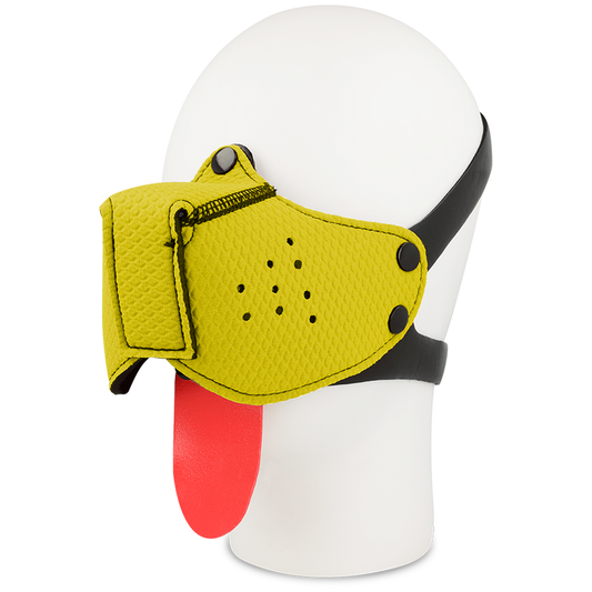 OHMAMA FETISH DOG MUZZLE - YELLOW