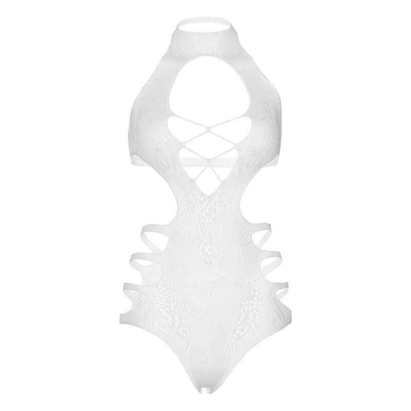 LEG AVENUE - BODY CON SPALLINE TAGLIA UNICA - BIANCO