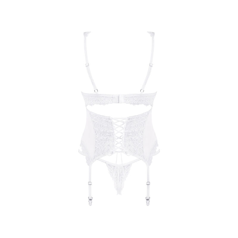 OBSESSIVE - AMOR BLANCO KORSETT &amp; TANGA S/M.