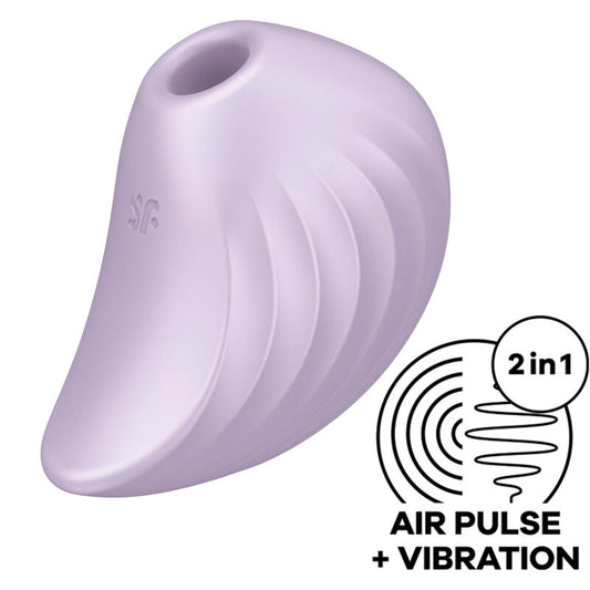 SATISFYER - PEARL DIVER STIMOLATORE E VIBRATORE A IMPULSI D'ARIA VERDE