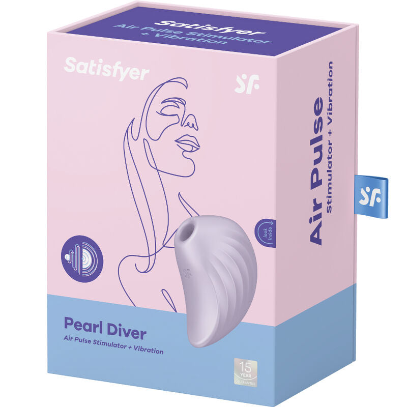 SATISFYER - PEARL DIVER AIR PULSE STIMULATOR & VIBRATOR GREEN