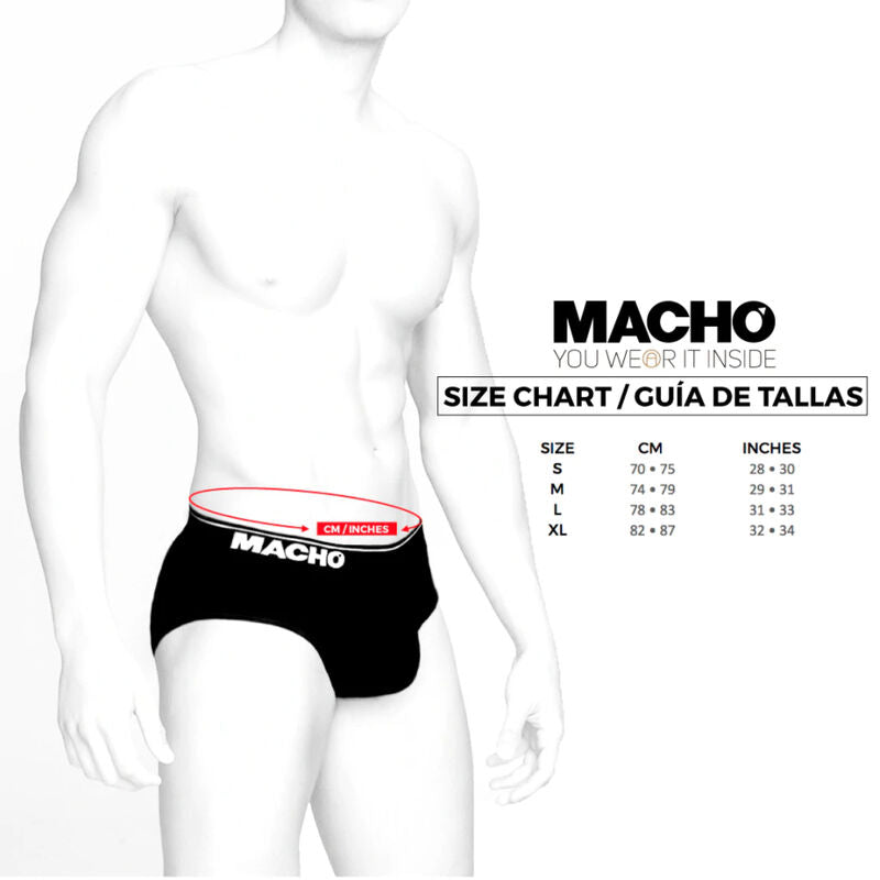 MACHO - MS24A BRIEF DARK YELLOW UNDERPANTS S