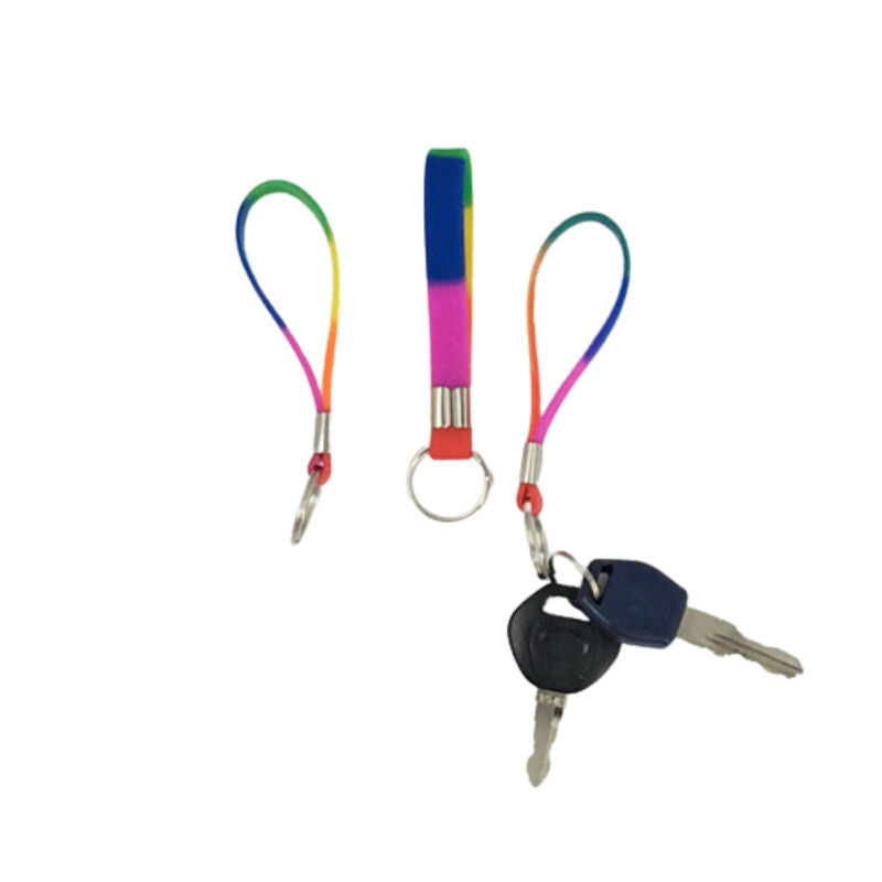 PRIDE - LGBT FLAG SILICONE KEYCHAIN