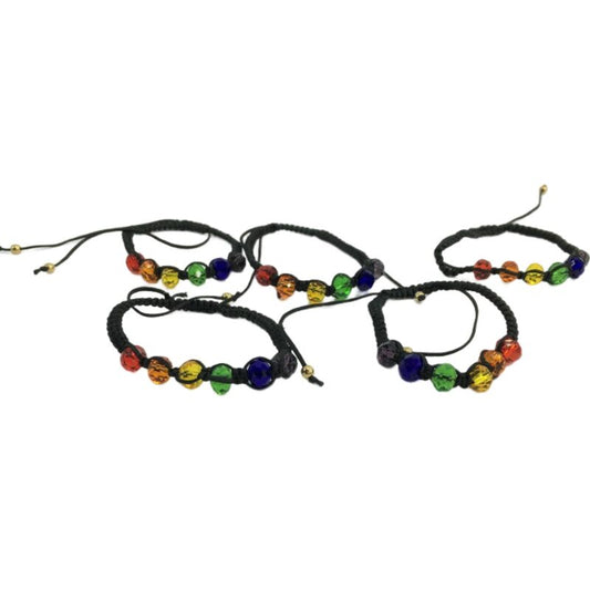 PRIDE - LGBT FLAG BEADED BRACELET