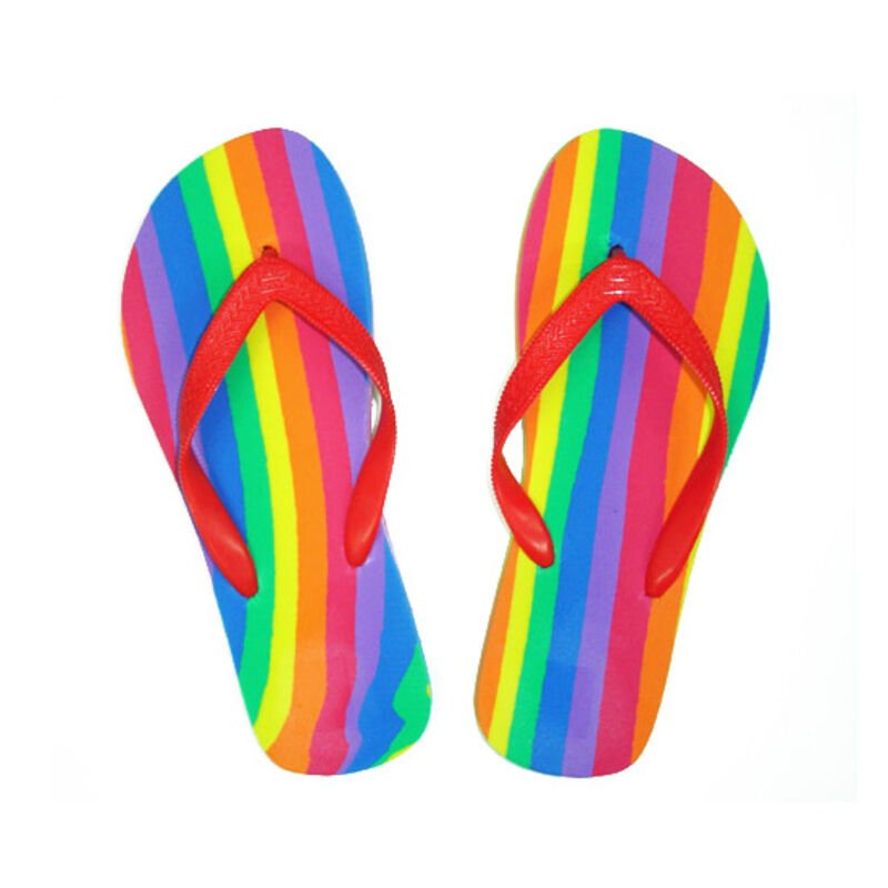 PRIDE - LGBT FLAG FLIP FLOPS 38-39 EUR