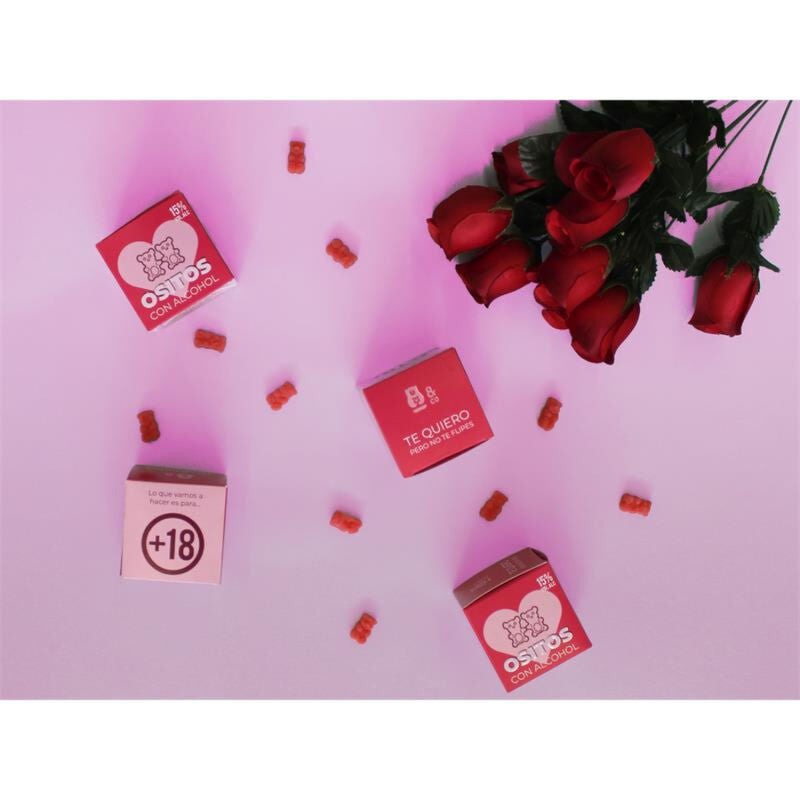 OSITO & CO - GUMMY BEARS WITH ALCOHOL GIN & STRAWBERRY