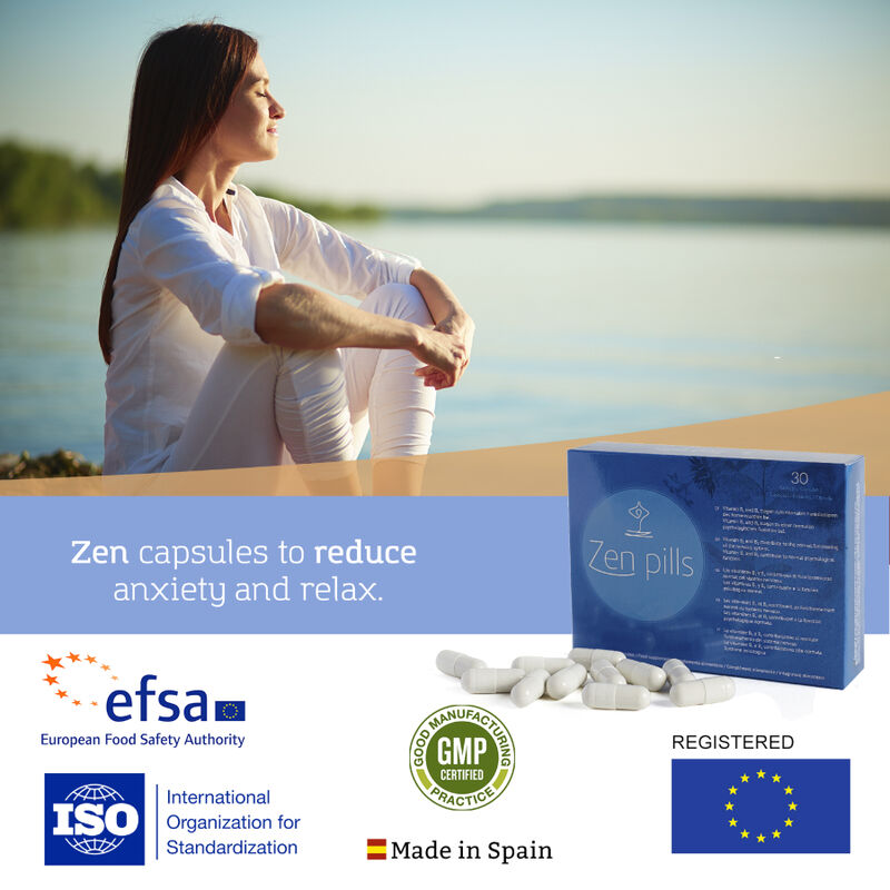 500 COSMETICS - ZEN PILLS CAPSULES TO REDUCE ANXIETY