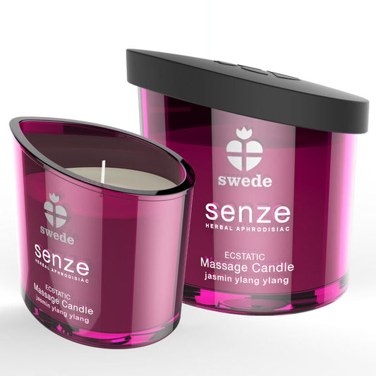 SWEDE - SENZE ECSTATIC MASSAGEKERZE - JASMIN, YLANG YLANG