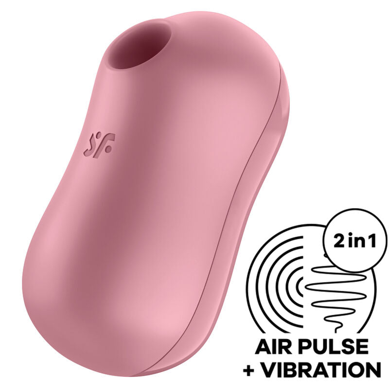 SATISFYER - STIMOLATORE E VIBRATORE A IMPULSI D'ARIA COTTON CANDY LILLA