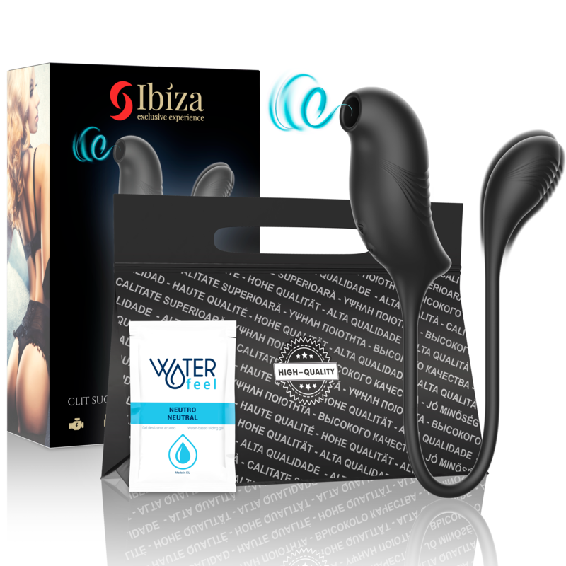 IBIZA - STIMOLATORE CON ASPIRATORE MAGICO PER CLITORIDE E VIBRAZIONE