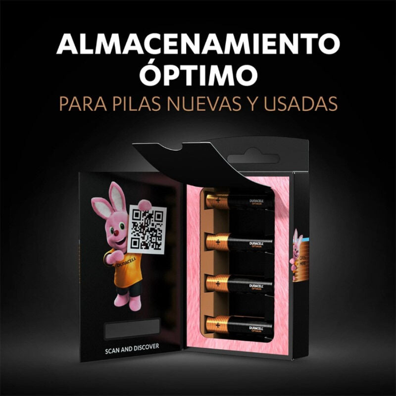 DURACELL - BATTERIA ALCALINICA OPTIMUM 200 AAA LR03 4 UNITÀ