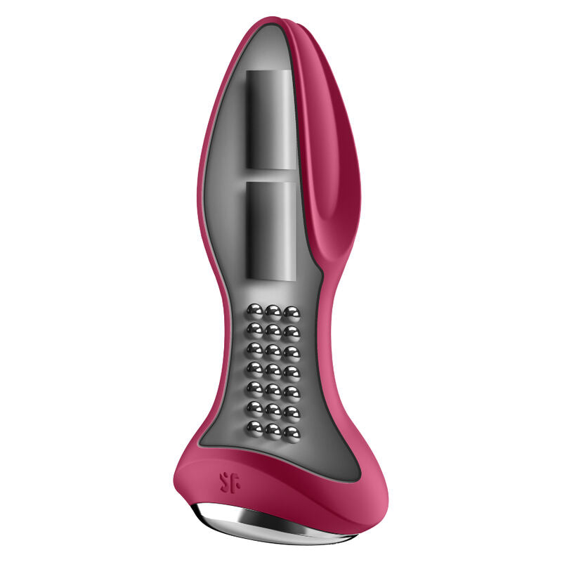 SATISFYER - ROTATOR PLUG 2+ VIBRIERENDER PLUG APP SCHWARZ