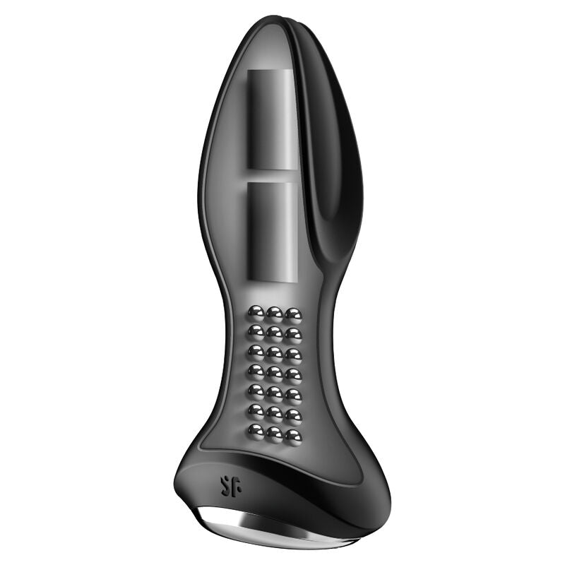 SATISFYER - ROTATOR PLUG 2+ VIBRANTE PLUG APP NERO