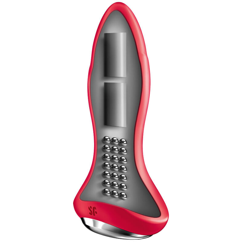 SATISFYER - ROTATOR PLUG 1+ VIBRANTE PLUG APP ROSSO