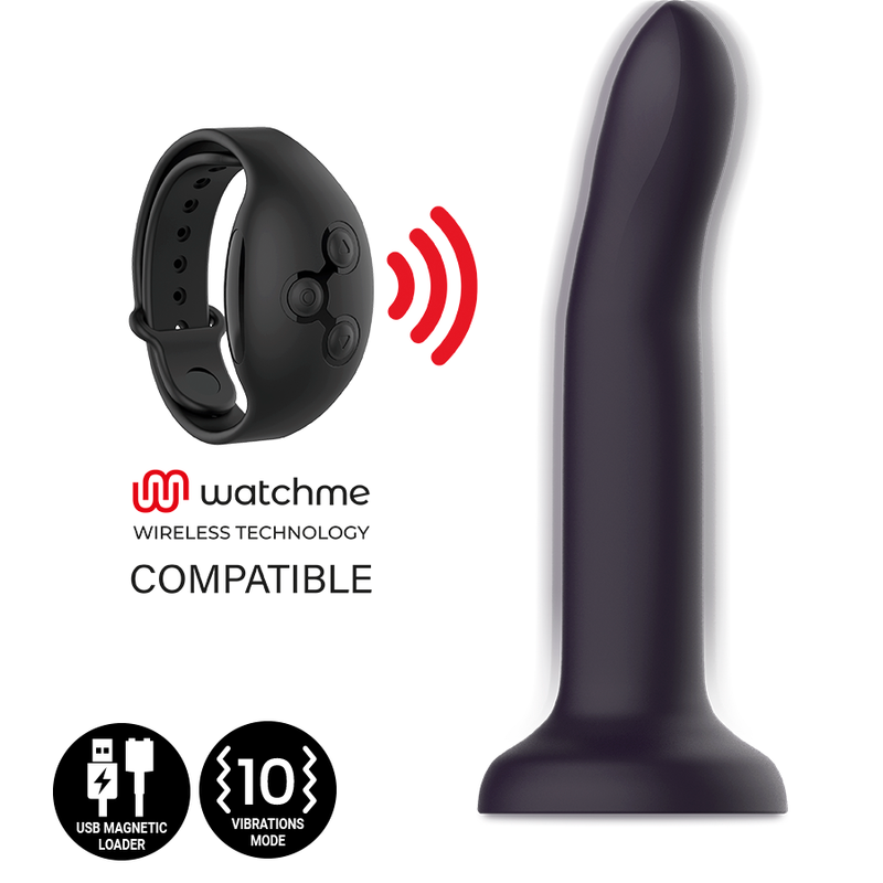 MITOLOGIA DUMAN MYSTIC DILDO S - VIBRATORE WATCHME COMPATIBILE CON TECNOLOGIA WIRELESS