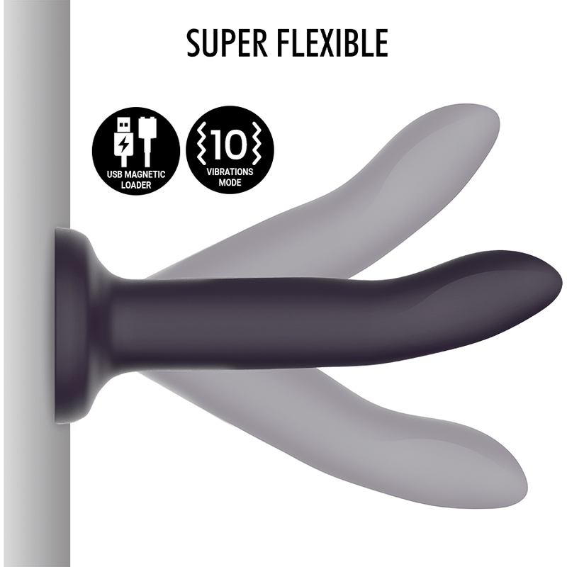 MITOLOGIA - DUMAN MYSTIC DILDO M - VIBRATORE COMPATIBILE CON LA TECNOLOGIA WIRELESS WATCHME