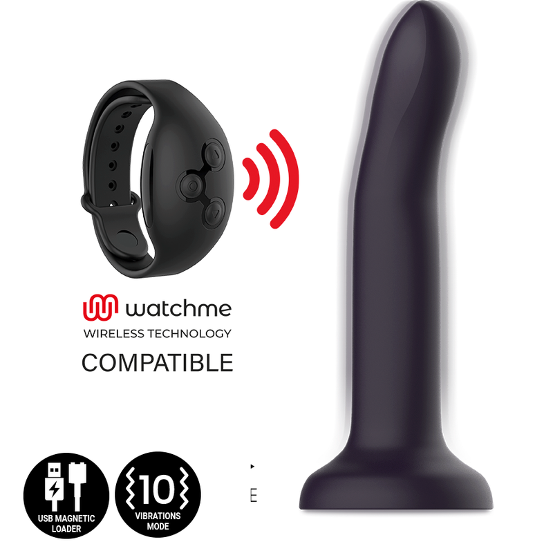 MITOLOGIA - DUMAN MYSTIC DILDO L - VIBRATORE COMPATIBILE CON LA TECNOLOGIA WIRELESS WATCHME