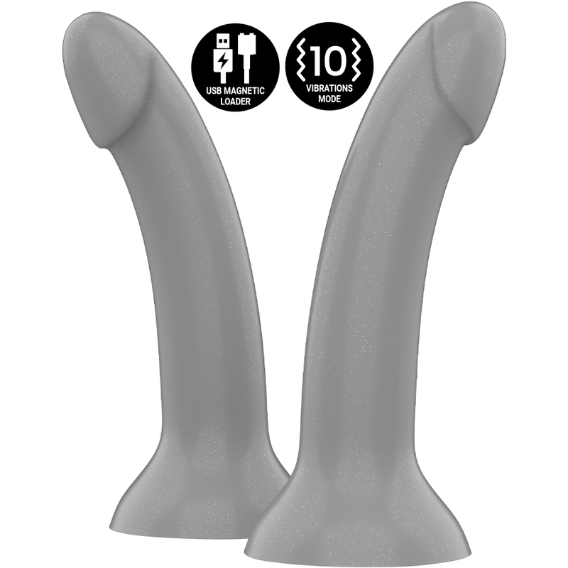 MITOLOGIA - RUNE MAJESTIC DILDO S - VIBRATORE WATCHME COMPATIBILE CON TECNOLOGIA WIRELESS