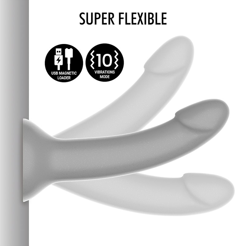 MITOLOGIA - RUNE MAJESTIC DILDO S - VIBRATORE WATCHME COMPATIBILE CON TECNOLOGIA WIRELESS