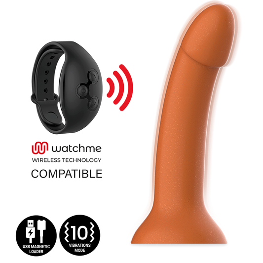 MITOLOGIA - RUNE ROYAL DILDO M - VIBRATORE WATCHME COMPATIBILE CON TECNOLOGIA WIRELESS