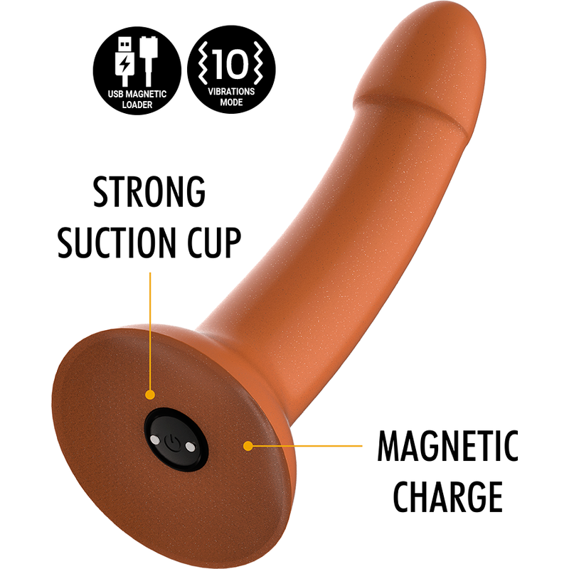 MITOLOGIA - RUNE ROYAL DILDO M - VIBRATORE WATCHME COMPATIBILE CON TECNOLOGIA WIRELESS