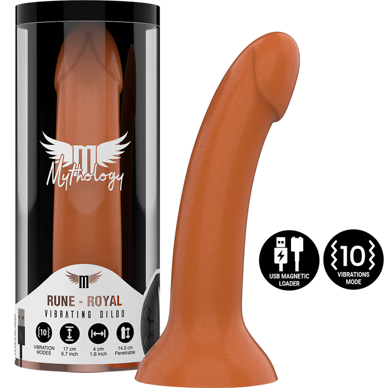 MITOLOGIA - RUNE ROYAL DILDO M - VIBRATORE WATCHME COMPATIBILE CON TECNOLOGIA WIRELESS