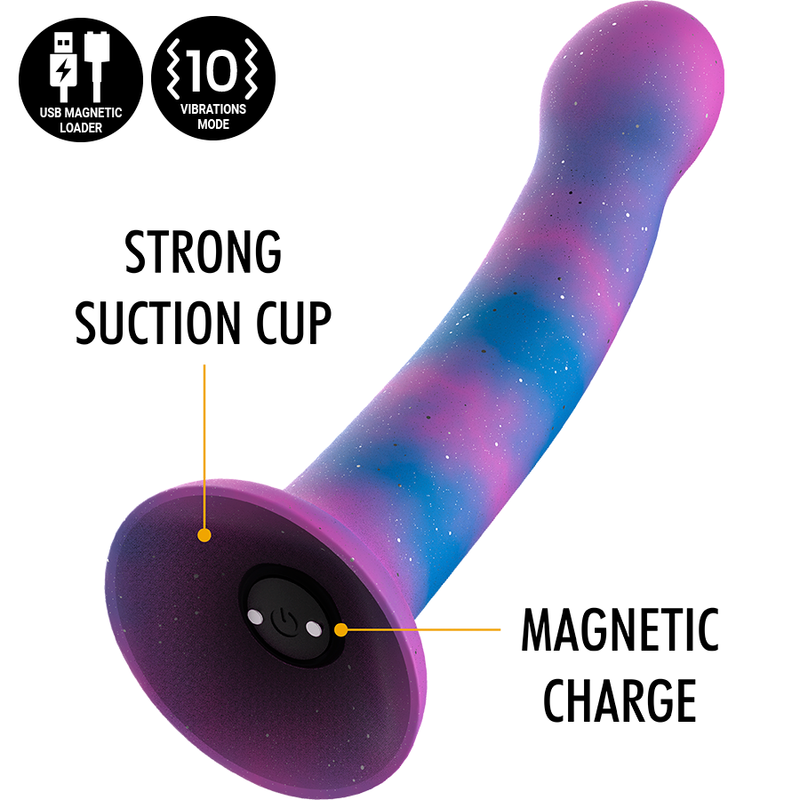 MITOLOGIA - DION GALACTIC DILDO S - VIBRATORE WATCHME COMPATIBILE CON TECNOLOGIA WIRELESS