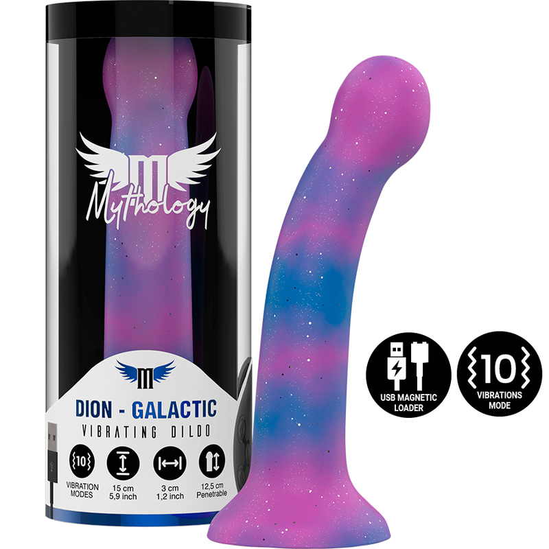 MITOLOGIA - DION GALACTIC DILDO S - VIBRATORE WATCHME COMPATIBILE CON TECNOLOGIA WIRELESS