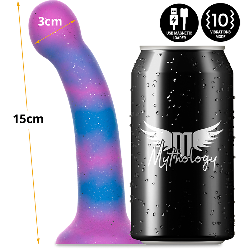 MITOLOGIA - DION GALACTIC DILDO S - VIBRATORE WATCHME COMPATIBILE CON TECNOLOGIA WIRELESS