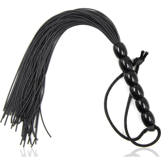 OHMAMA FETISCH FLOGGER MIT GERIPPTEM SILIKONGRIFF 22 CM