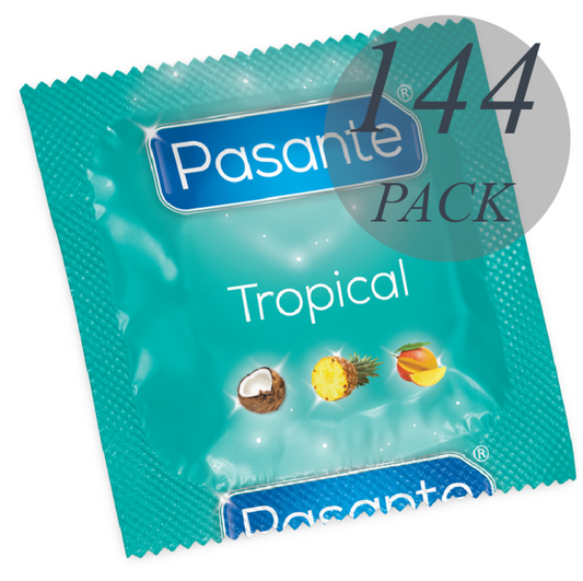 PASANTE - CONDOMS TROPICAL BAG 144 UNITS