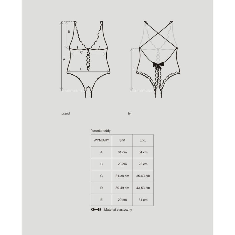 OBSESSIVO - FIORENTA TEDDY L/XL