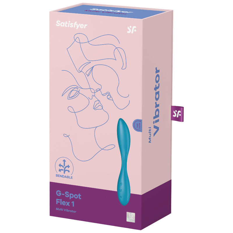 SATISFYER - G-SPOT FLEX 1 MULTI-VIBRATOR BLAU