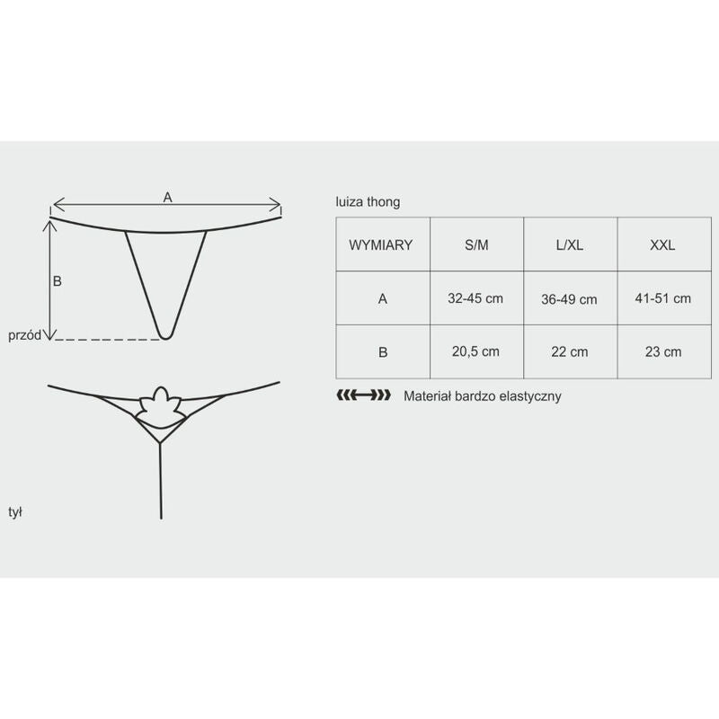 OBSESSIVE - LUIZA TANGA WEISS L/XL