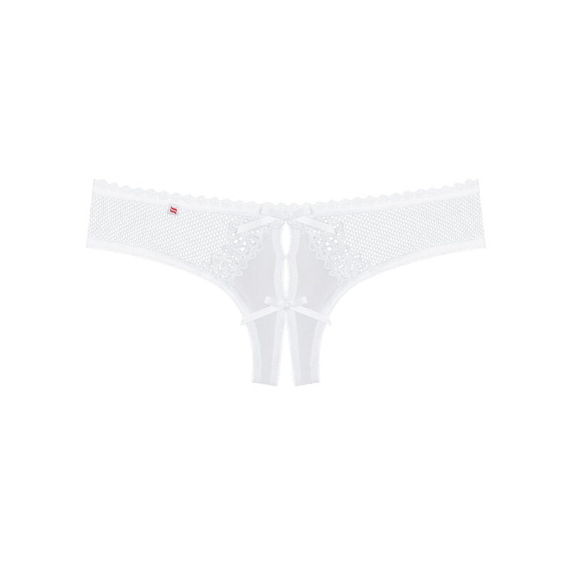 OBSESSIVE - ALABASTRA SLIP SEXY SENZA CAVALLO BIANCO L/XL