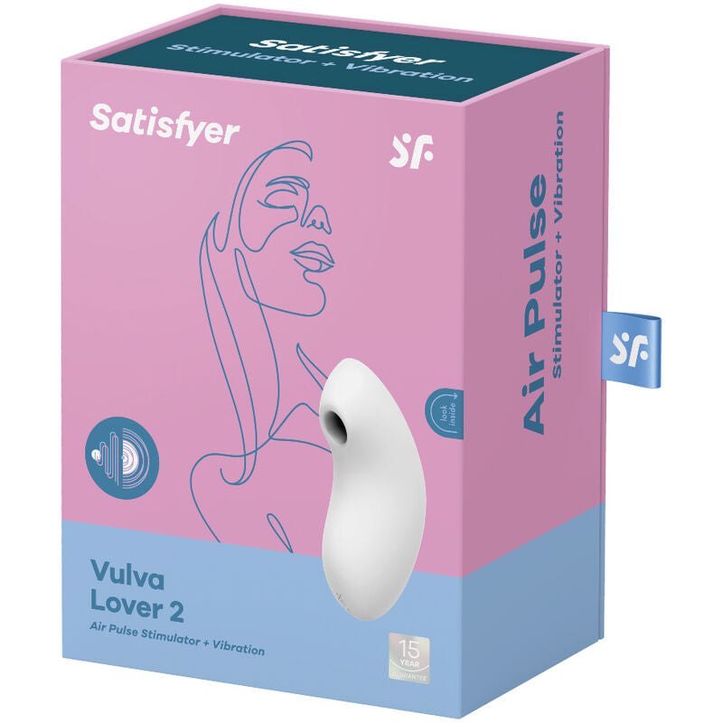 SATISFYER - VULVA LOVER 2 LUFTPULS-STIMULATOR &amp; VIBRATOR BLAU