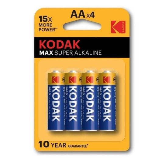 KODAK - BATTERIA ALCALINICA MAX AA LR6 BLISTER * 4