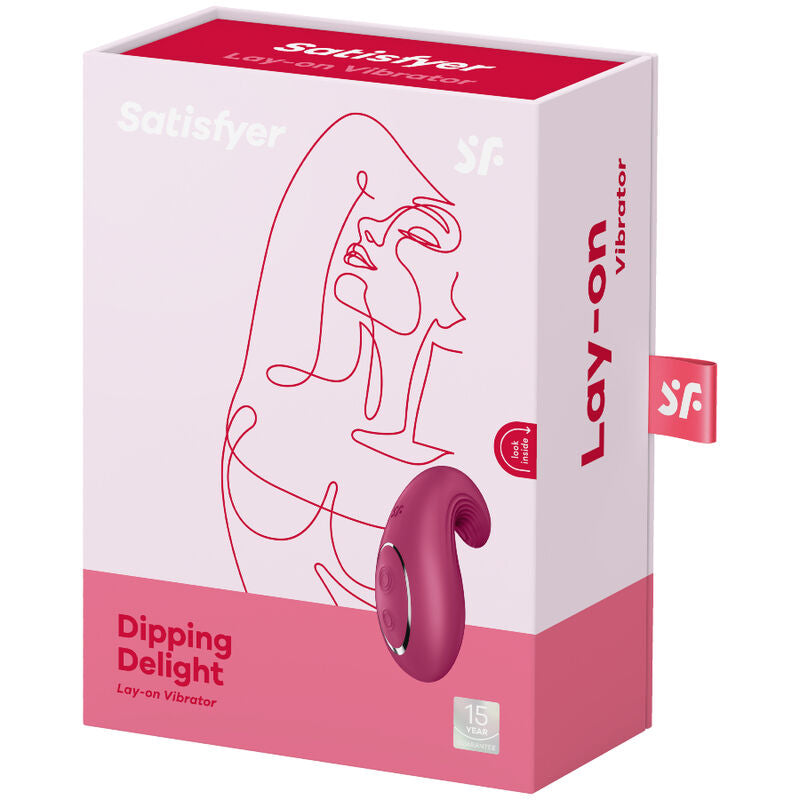 SATISFYER - DIPPING DELIGHT AUFLEGEVIBRATOR BLAU