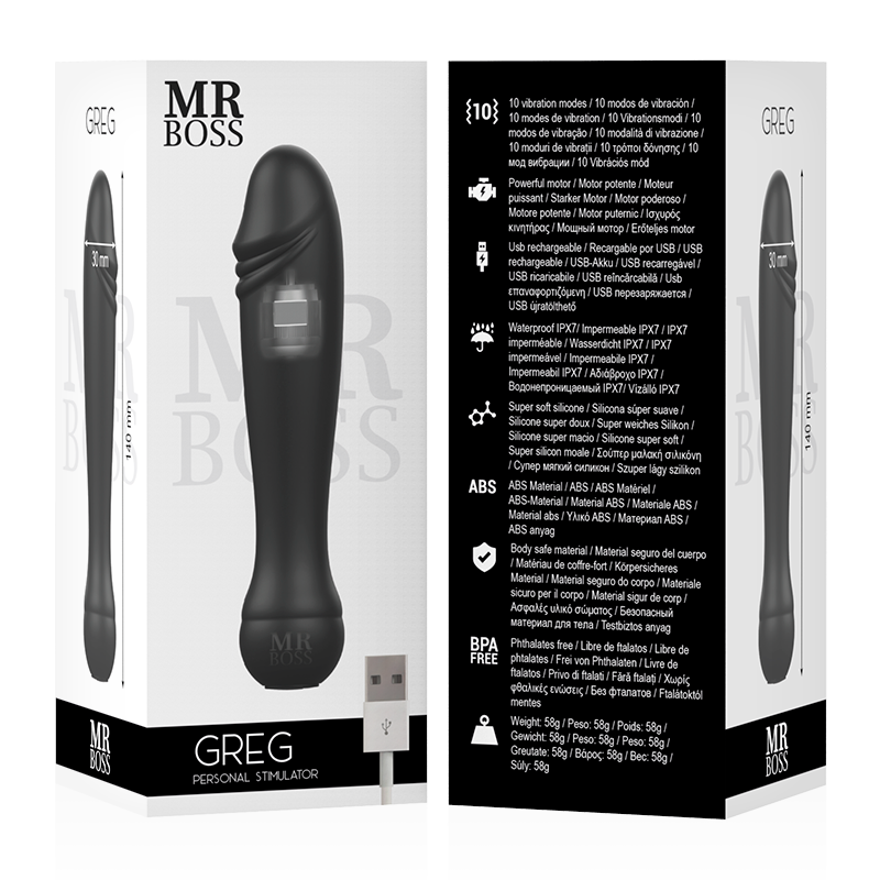 MR BOSS - STIMOLATORE PERSONALE GREG