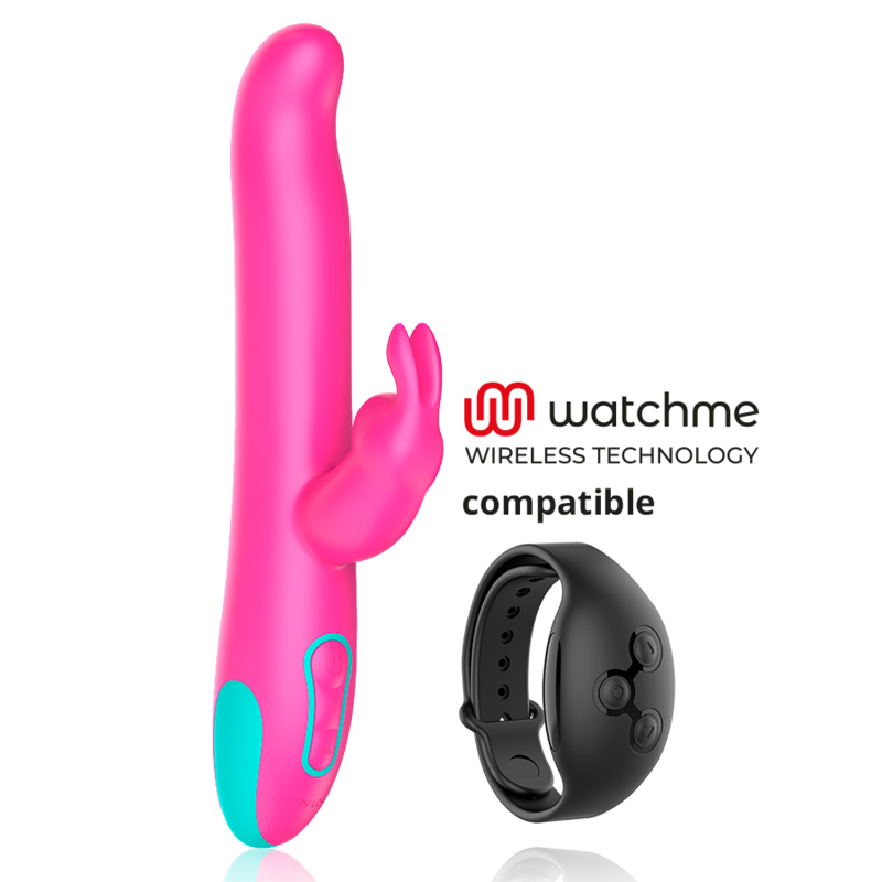 HAPPY LOKY - PLUTO RABBIT VIBRATOR &amp; ROTATOR WATCHME WIRELESS TECHNOLOGIE KOMPATIBEL