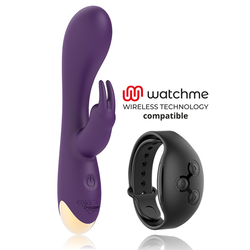 TREASURE - VIBRATORE CONIGLIO LAURENCE WATCHME COMPATIBILE CON TECNOLOGIA WIRELESS