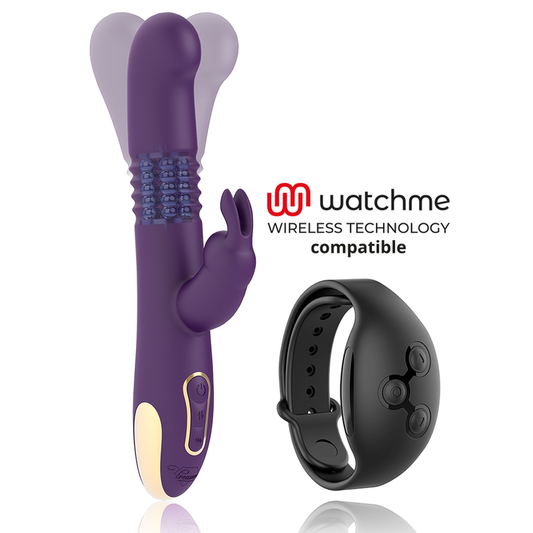 TREASURE - BASTIAN RABBIT UP &amp; DOWN, ROTATOR &amp; VIBRATOR KOMPATIBEL MIT WATCHME WIRELESS TECHNOLOGIE