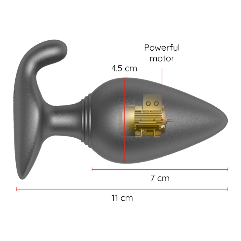 ONINDER - RIO VIBRIERENDER ANALSTECKER SCHWARZ - KOSTENLOSE APP